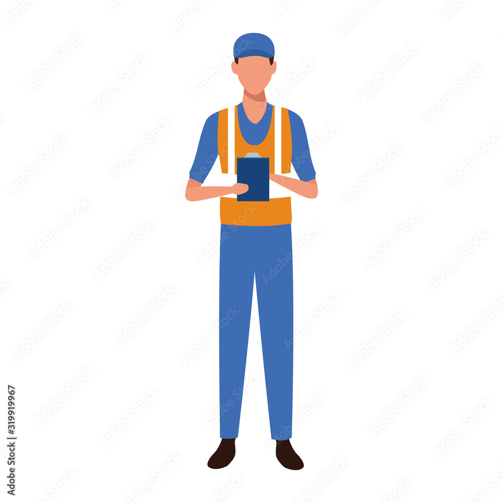 avatar mechanic standing icon, colorful design avatar mechanic standing icon, colorful design