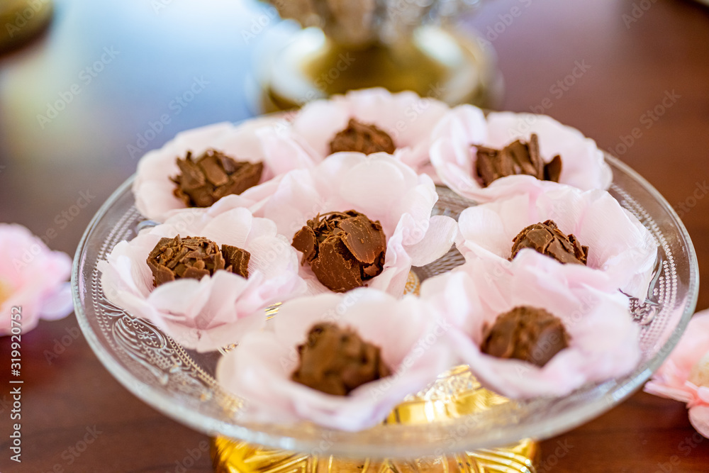 Fototapeta premium Brigadeiros de chocolate