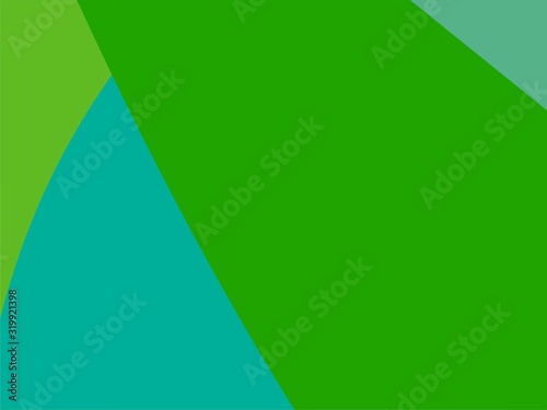 The Amazing of Colorful Art Blue and Green, Abstract Modern Shape Background or Wallpaper