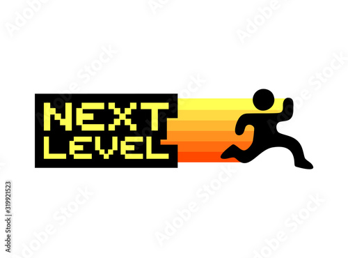 Creative design of next level symbol