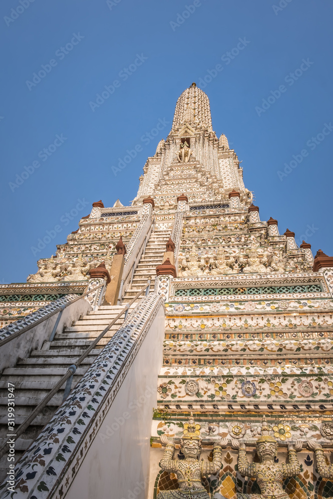Beautiful of Wat Arun temple in Bangkok, Thailand.