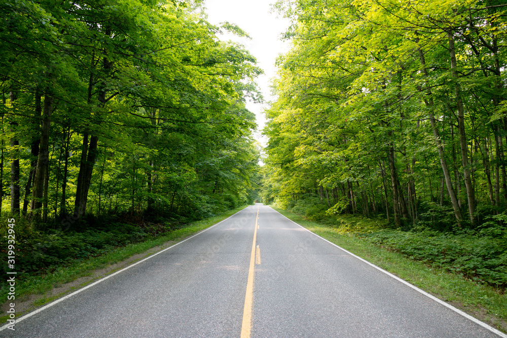 Fototapeta premium Lakeshore scenic drive 