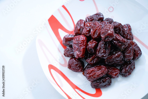 Chinese traditional snack Ajiao jujube photo