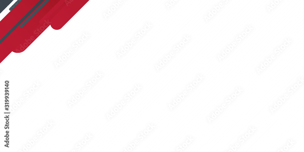 Modern simple red black white abstract presentation background design with copy space. Modern simple red black white abstract presentation background design with copy space.