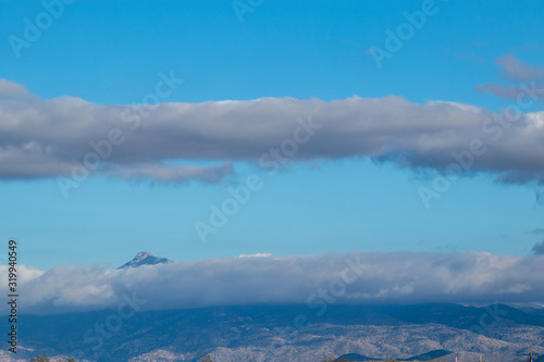 Clouds and mountain peaks © Derek