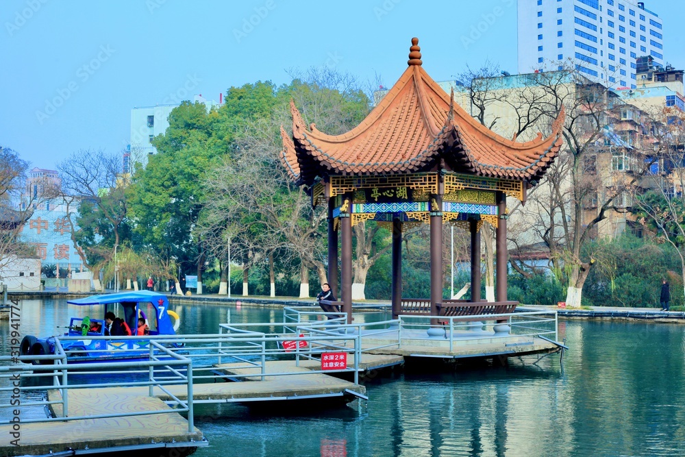 pavilion on water