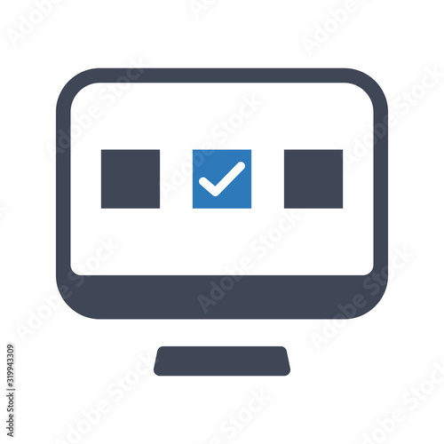 Online selection icon
