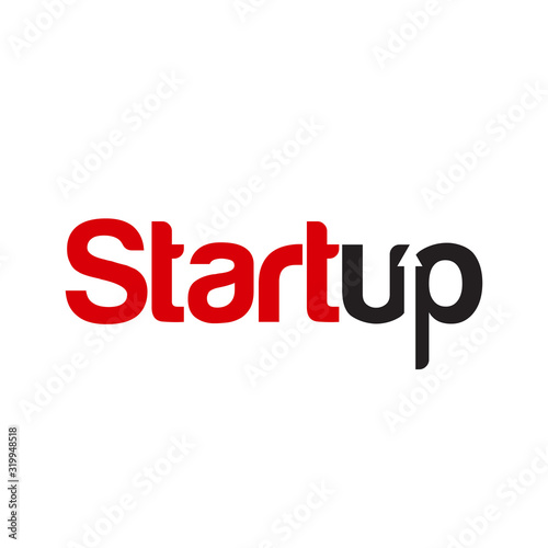 letter Start Up typography Logo design vector illustrations