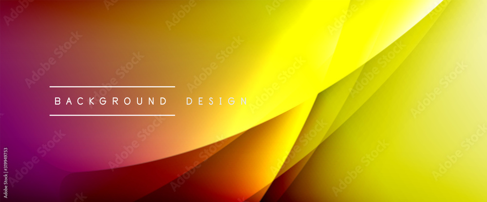 Wave liquid style lines with shadows and light on gradient background. Trendy simple fluid color gradient abstract background with dynamic straight shadow line effect Wave liquid style lines with shadows and light on gradient background. Trendy simple fluid color gradient abstract background with dynamic straight shadow line effect