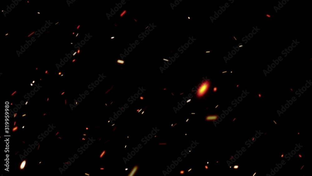 red Spark light Particle explosion animation red Spark light Particle explosion animation