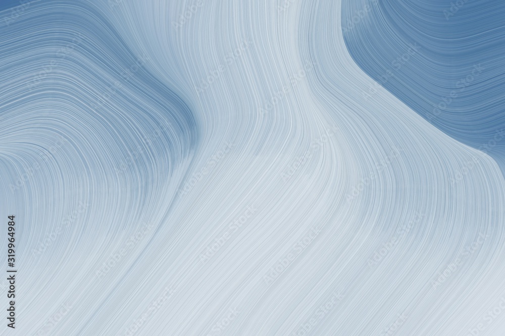 artistic wave lines with modern waves background illustration with light steel blue, light gray and steel blue color artistic wave lines with modern waves background illustration with light steel blue, light gray and steel blue color