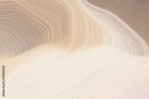 artistic wave lines with contemporary waves design with antique white, rosy brown and tan color