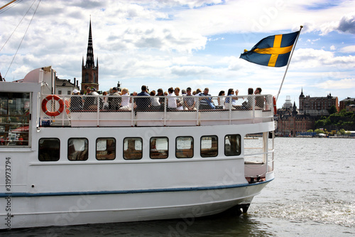 Photography Skärgårdsbåt på Riddarfjärden i Stockholm.