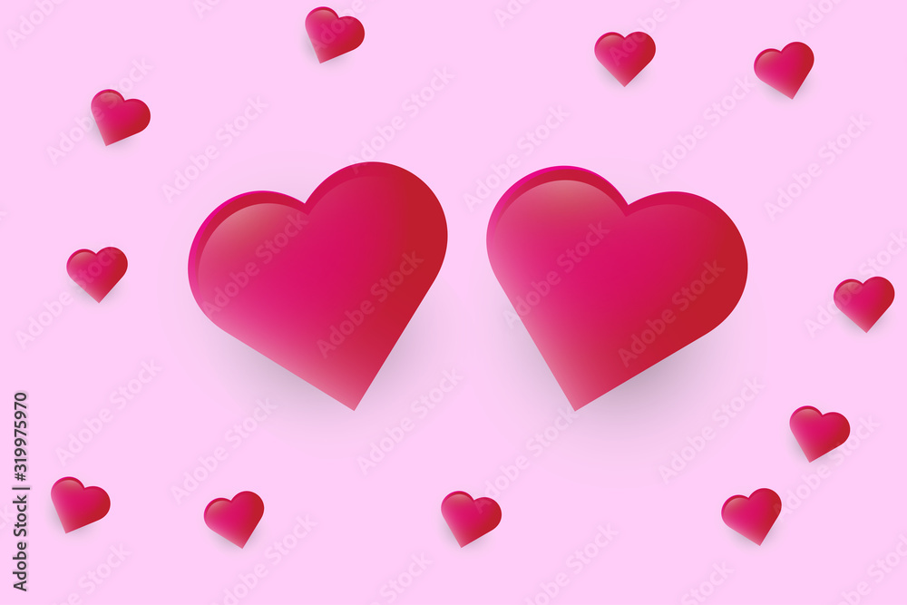 vector love, happy valentine day