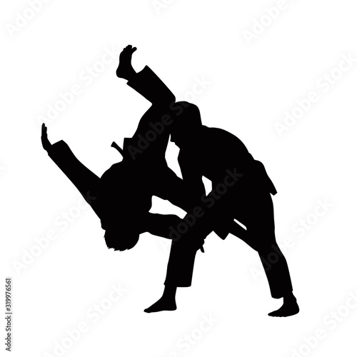 Martial Arts Silhouette