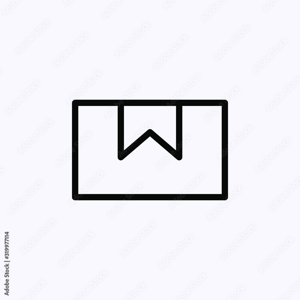 package box icon thin line package box icon thin line