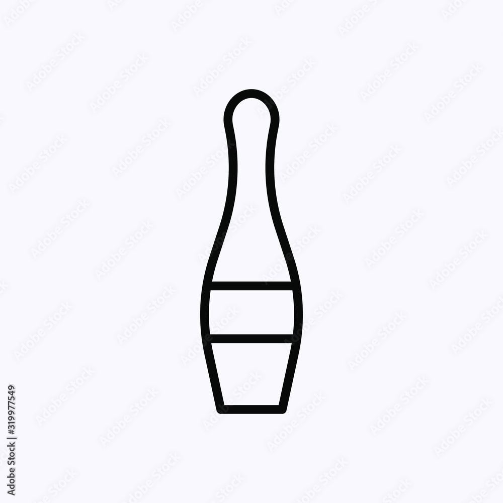 Thin Icon Isolated on white background Thin Icon Isolated on white background