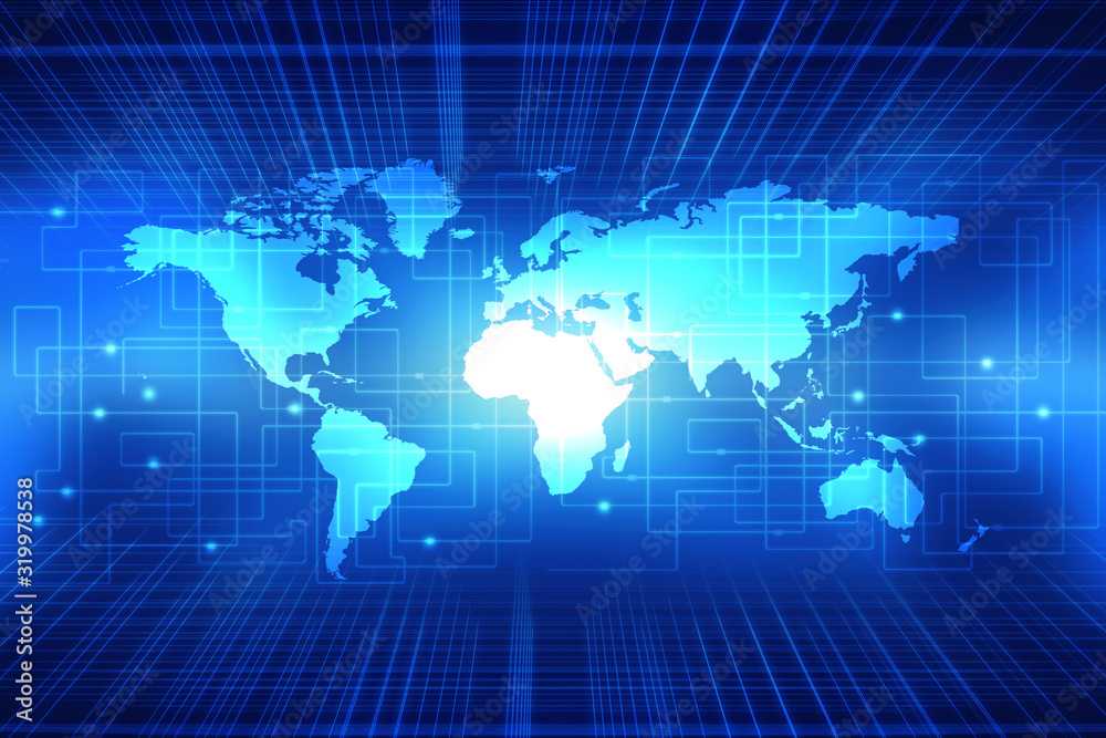 2d illustration world map abstract background 2d illustration world map abstract background
