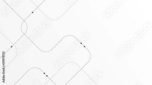 Abstract geometric connect lines and dots.Simple technology graphic background.Illustration Vector design Network and Connection concept.