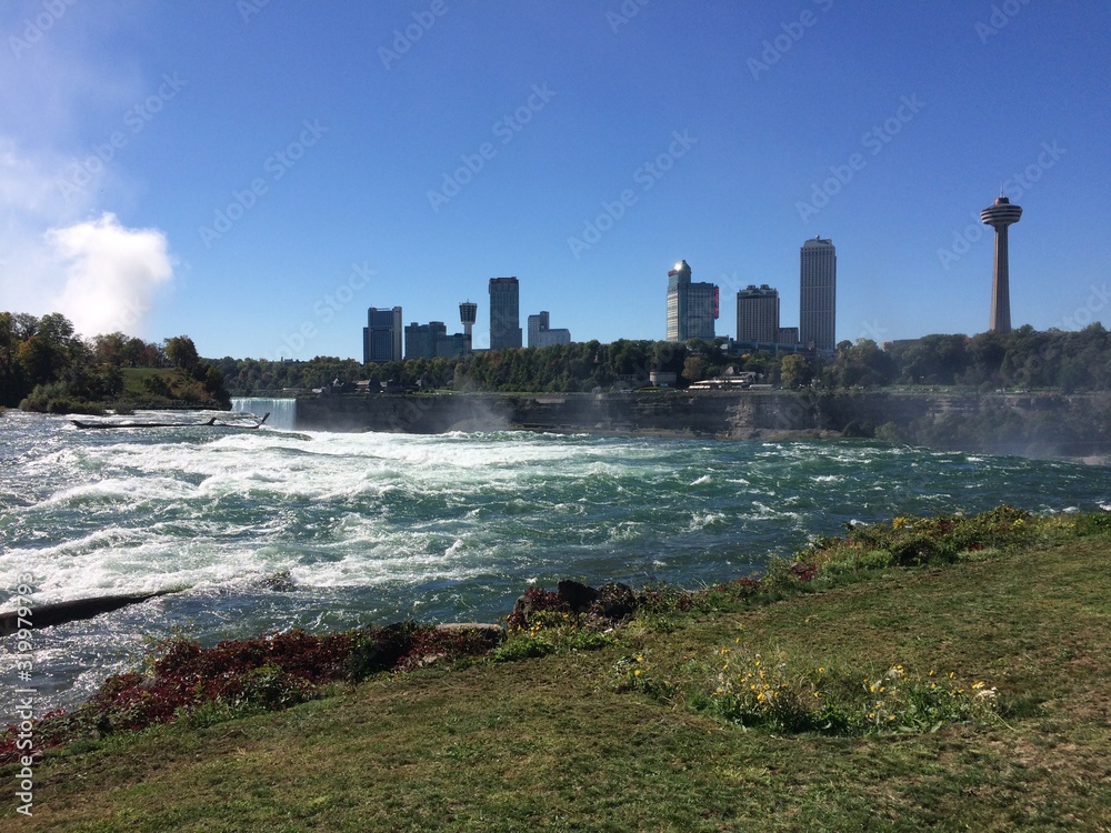 Niagara falls, view on Canada side