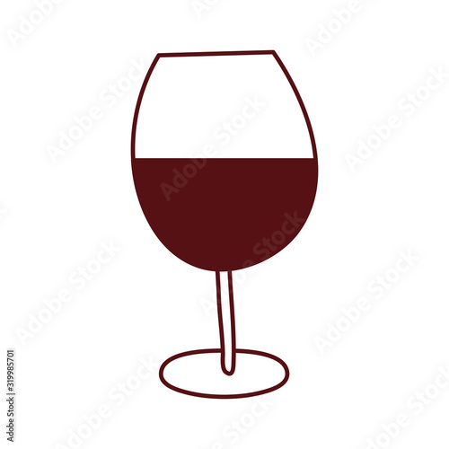 wine cup drink isolated icon