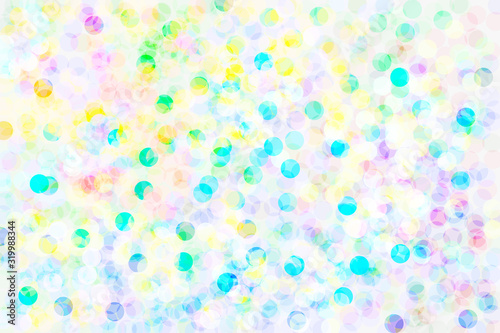 Color circles are stacked as a background image.