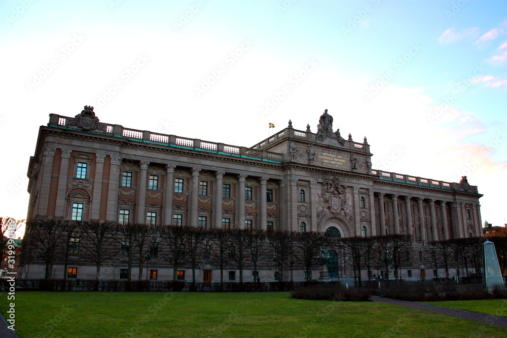 Riksdagshuset i Stockholm på Helgeandsholmen