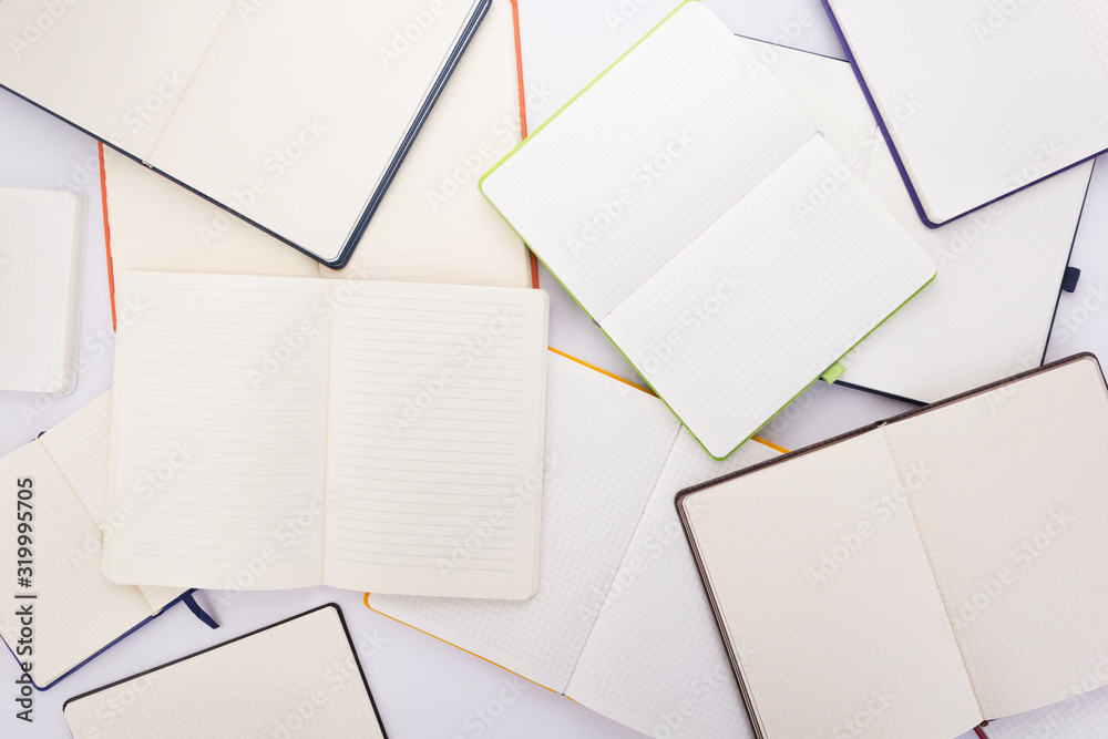 notepad or notebook paper at white background notepad or notebook paper at white background