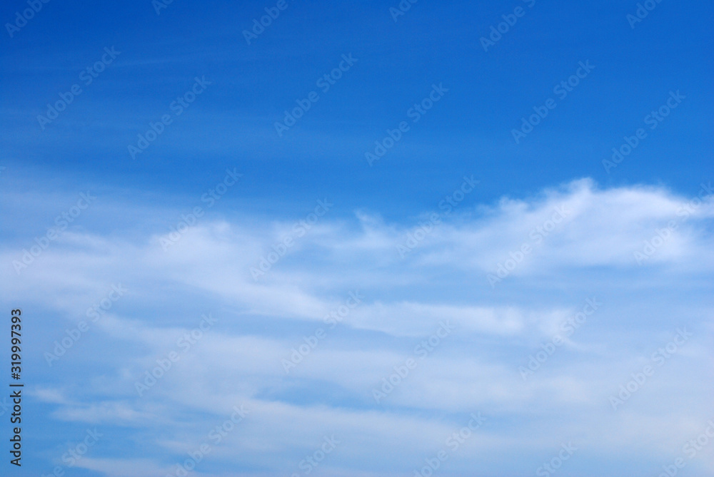 Blue Nature - Cloud blue Sky - summer season - backdrop Texture Background