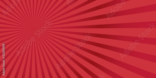 Red light line comic star vector presentation background design.