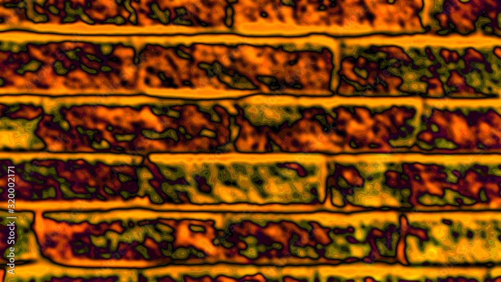 Brick wall through a thermal imager Brick wall through a thermal imager