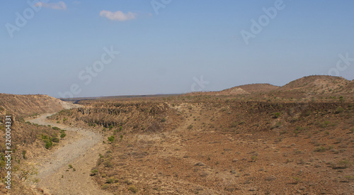 A dried up Wadi, Arta, Djibouti