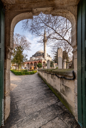 Fototapeta Naklejka Na Ścianę i Meble -  Hadim İbrahim Pasha Mosque at Silivrikapi, Istanbul