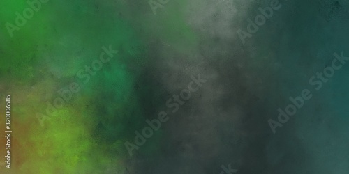 abstract artistic old horizontal header background with dark slate gray, dark olive green and olive drab color