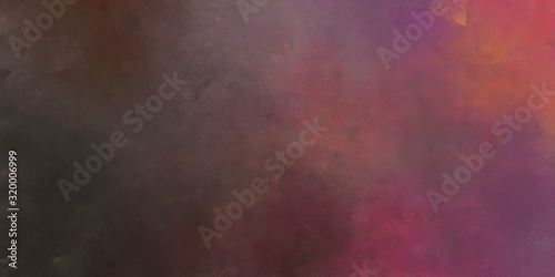 abstract artistic aged horizontal banner background  with old mauve  moderate red and very dark blue color