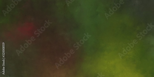 abstract artistic old horizontal background texture with very dark green, dark olive green and old mauve color