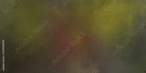 abstract artistic retro horizontal header background with dark olive green, olive drab and silver color