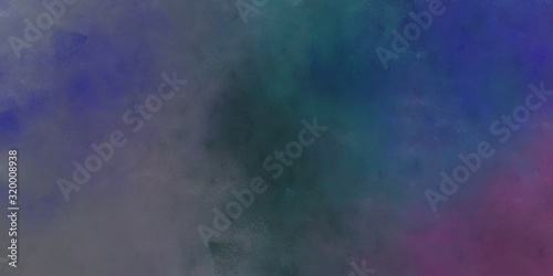 abstract artistic aged horizontal background with dark slate gray, very dark blue and old lavender color © Eigens