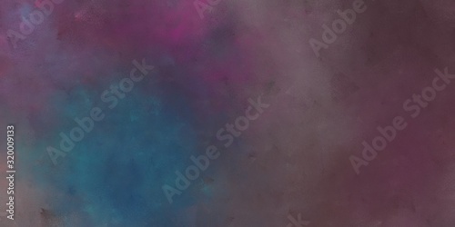 abstract artistic grunge horizontal background banner with old mauve, dim gray and dark slate gray color