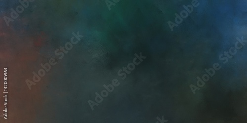 abstract artistic grunge horizontal banner background with very dark blue, old mauve and dark slate gray color