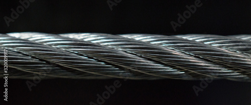 steel cable section