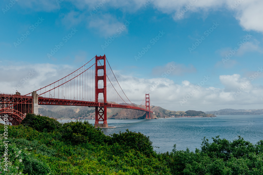 The Golden Gate Bridge in San Francisco at the Spring time I The Golden Gate Bridge in San Francisco at the Spring time I
