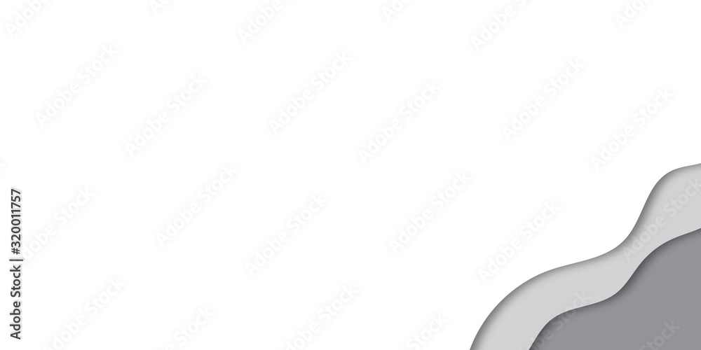 White papercut abstract presentation background design. White papercut abstract presentation background design.