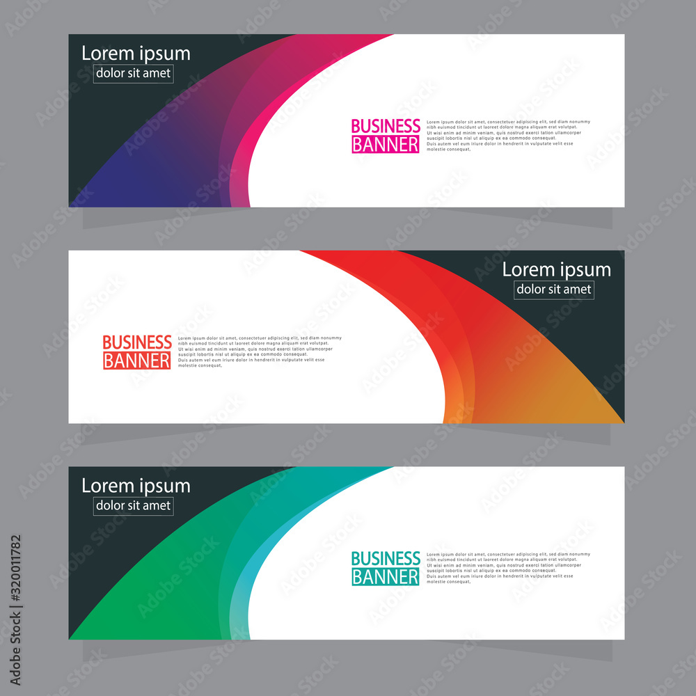 Vector abstract design web banner template. Web Design Elements - Header Design. Abstract geometric web banner template on grey background.Modern banner. Vector abstract design web banner template. Web Design Elements - Header Design. Abstract geometric web banner template on grey background.Modern banner.