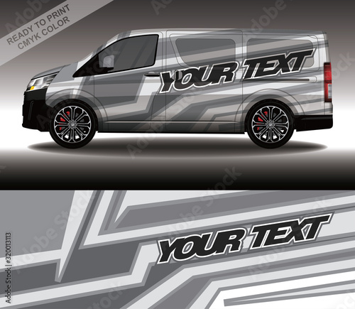 Car wrap decal design vector, custom livery race rally car vehicle sticker and tinting.