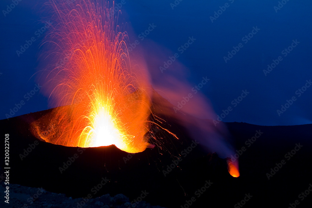 Stromboli volcano.
