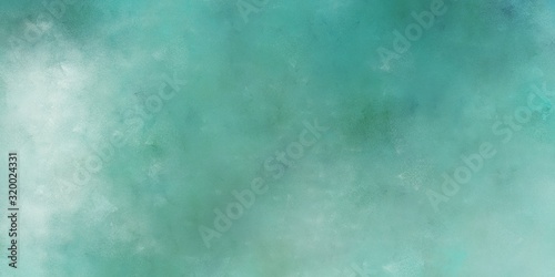 abstract background with cadet blue, light gray and teal blue colors and light grunge horizontal design background © Eigens