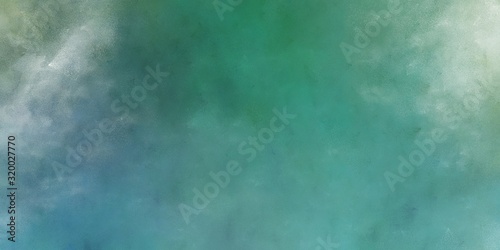 abstract background with blue chill, silver and dark sea green colors and light antique horizontal texture