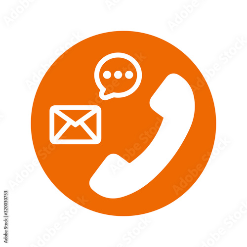 Call, customer support, assistance, contact us icon