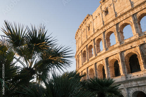 Rome  Italy - Jan 2  2020  Colosseum  Rome  Italy